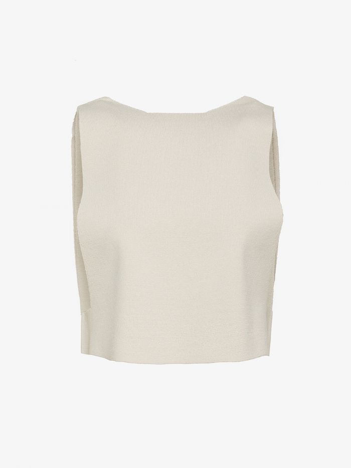 טופ ללא שרוולים - בגדים