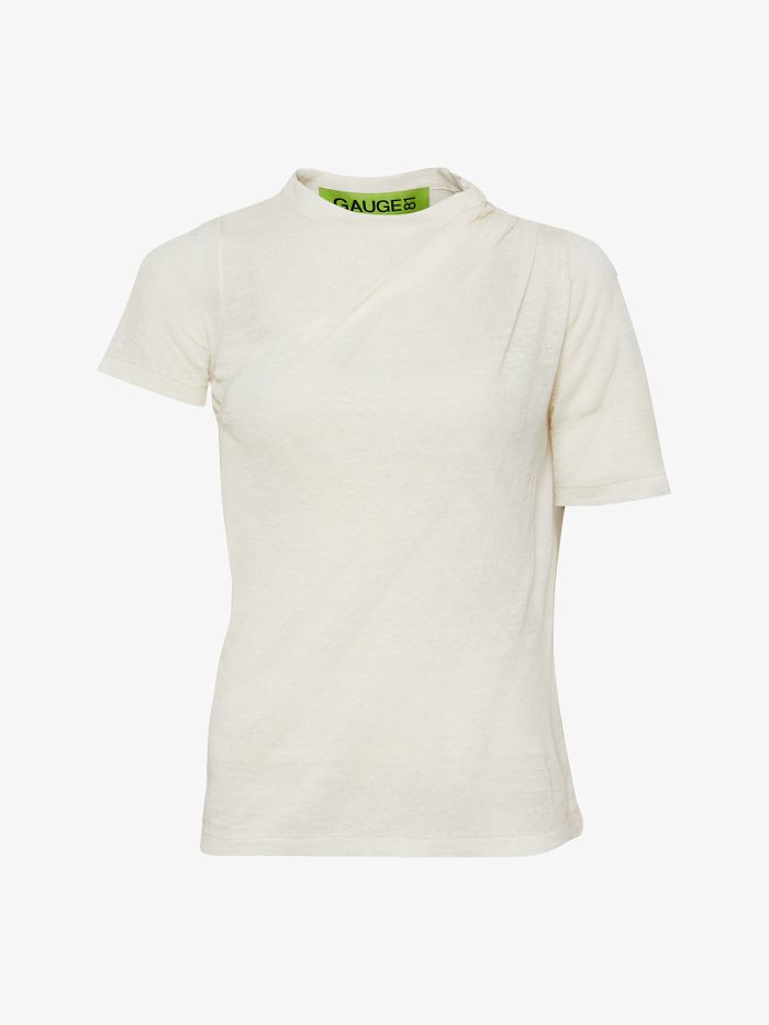 חולצת טי מפשתן - בגדים