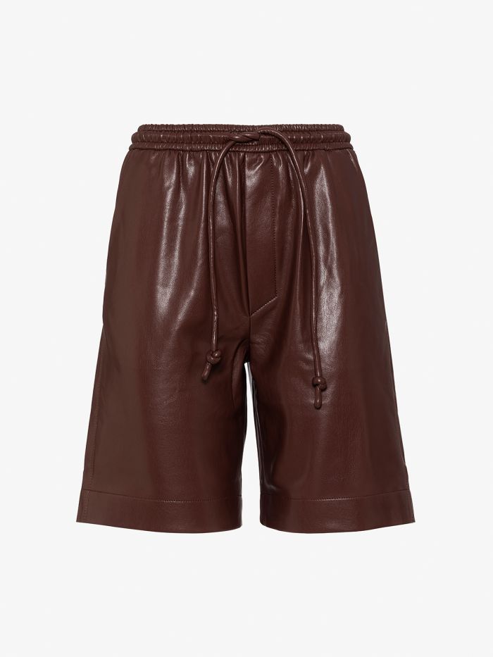 מכנסיים קצרים דמוי עור - בגדים