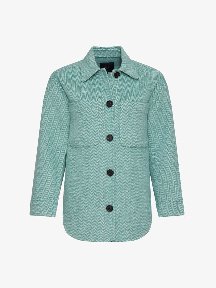 ג’קט אוברסייז מצמר - בגדים