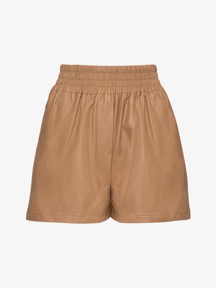 מכנסיים קצרים דמוי עור - בגדים