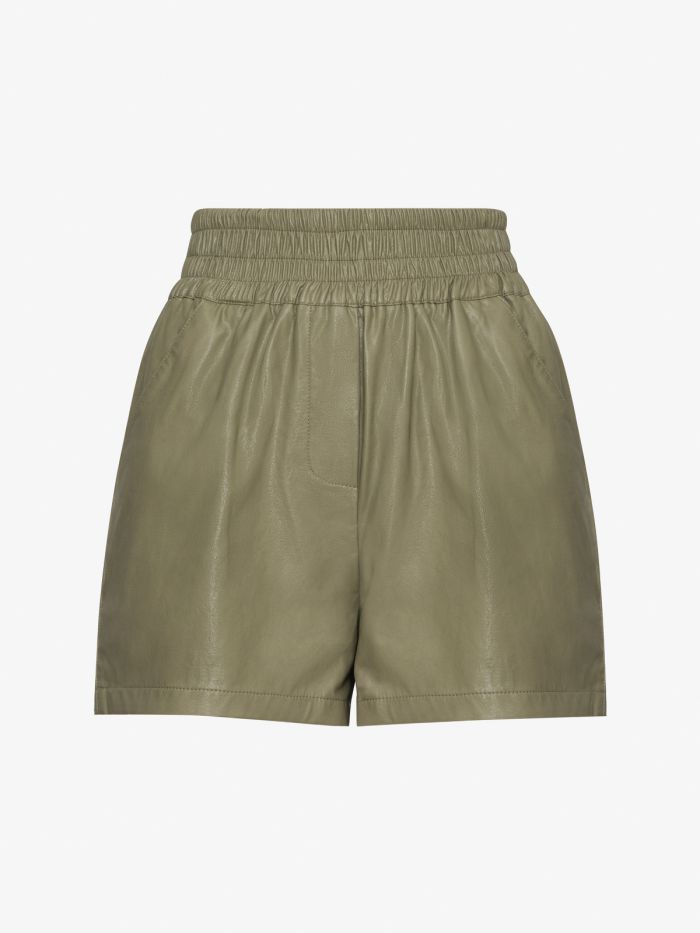 מכנסיים קצרים דמוי עור - בגדים