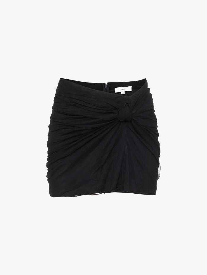 חצאית מיני כפלים - בגדים