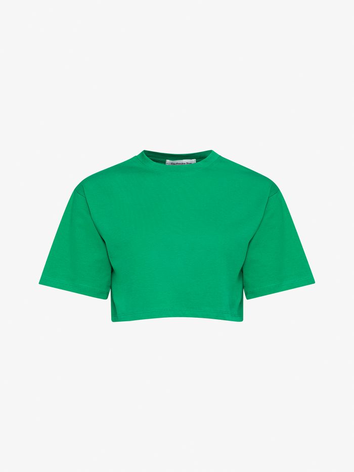 טישרט קרופ טופ ביסייק - בגדים