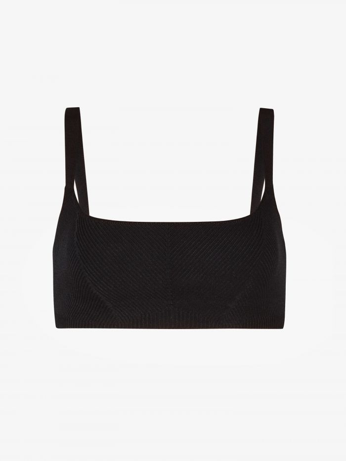 טופ מבד סריג - בגדים