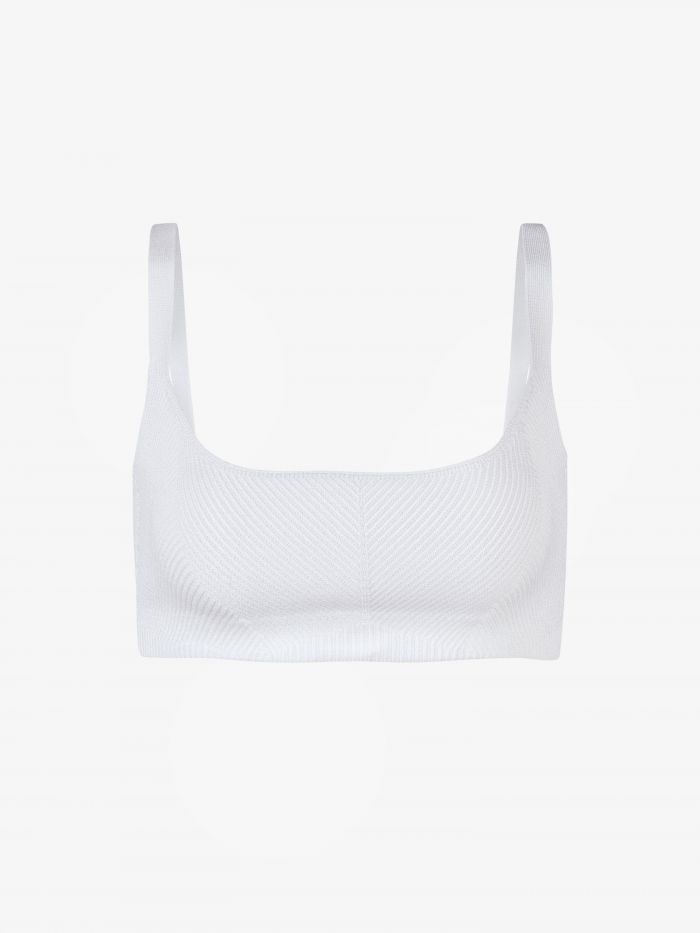 טופ מבד סריג - בגדים