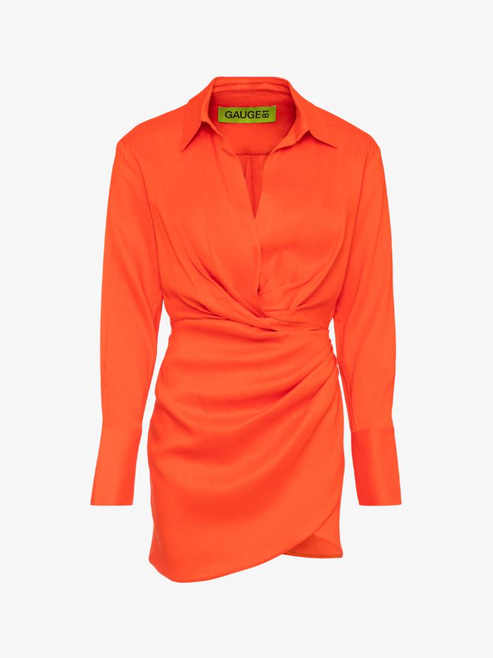 שמלת מיני מעטפת - בגדים