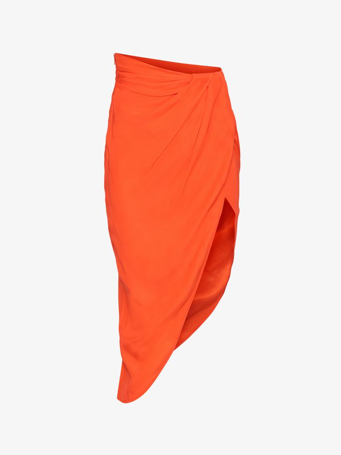 חצאית פאיטה עם שסע - בגדים