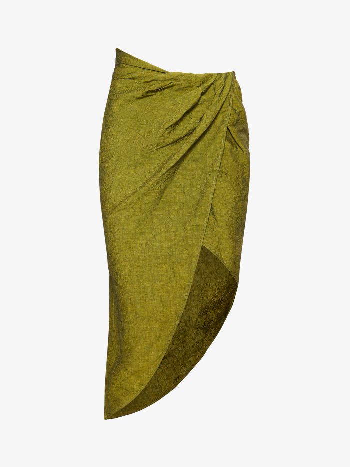 חצאית מידי א-סימטרית - בגדים