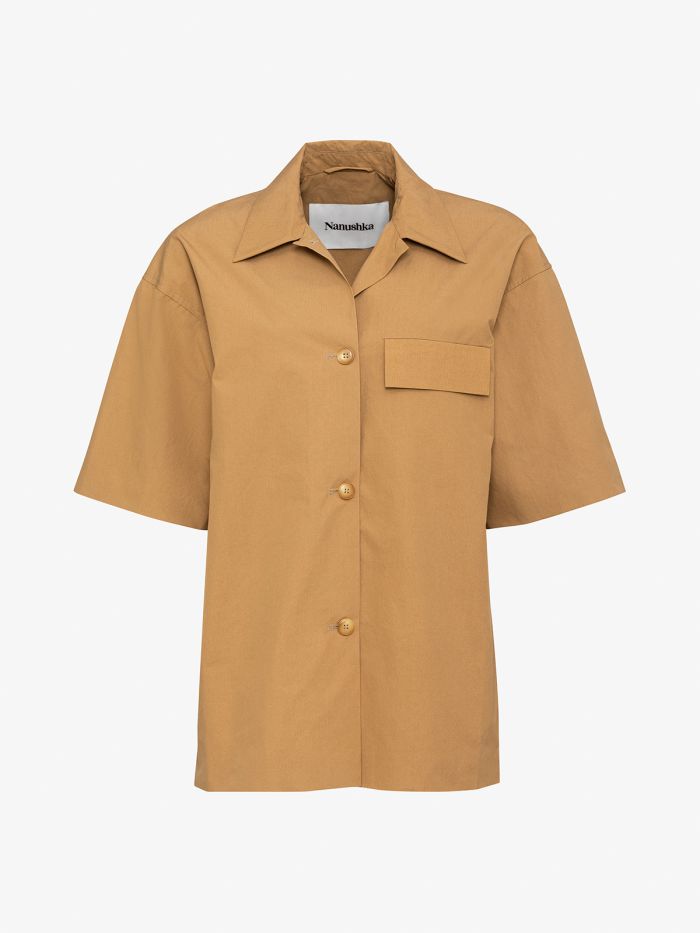 חולצה מכופתרת קצרה - בגדים