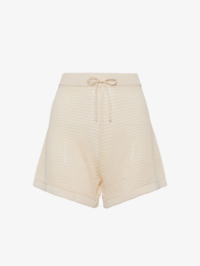 מכנסיים קצרים סריגת קרושה - בגדים