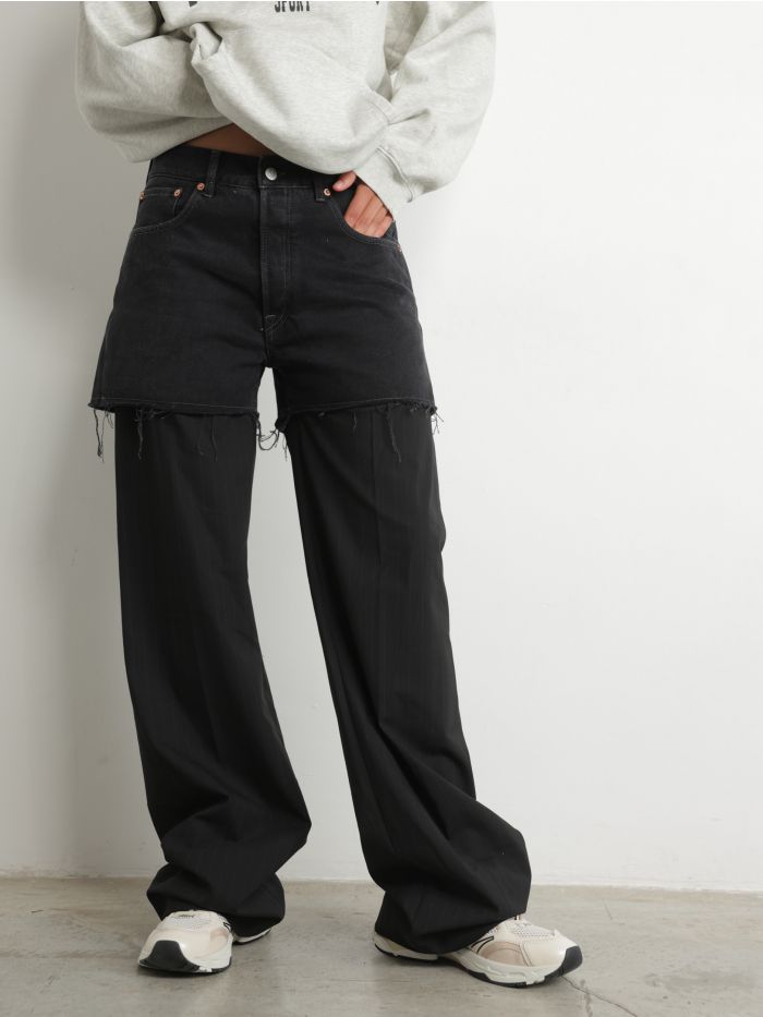 מכנסיים בגזרת שכבות - בגדים