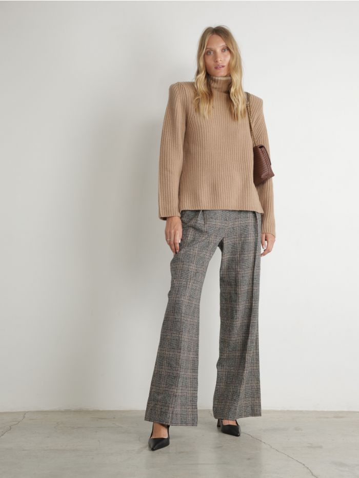 מכנסיים מתרחבים בנט - בגדים