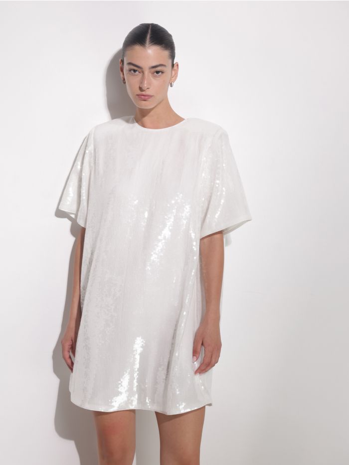 שמלת פייטים מיני - בגדים