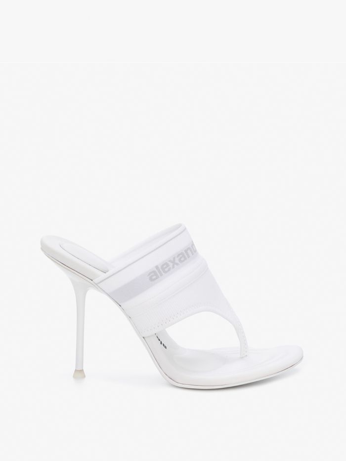 נעלי עקב עם לוגו המותג - נעליים