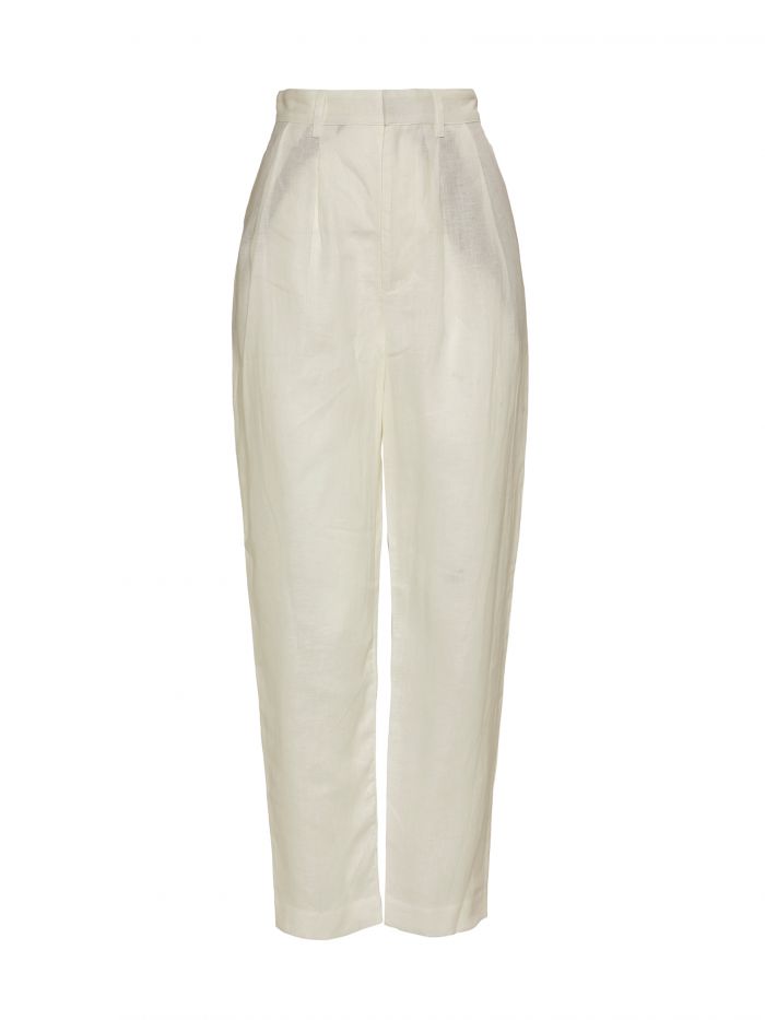 מכנסי פשתן ארוכים - בגדים