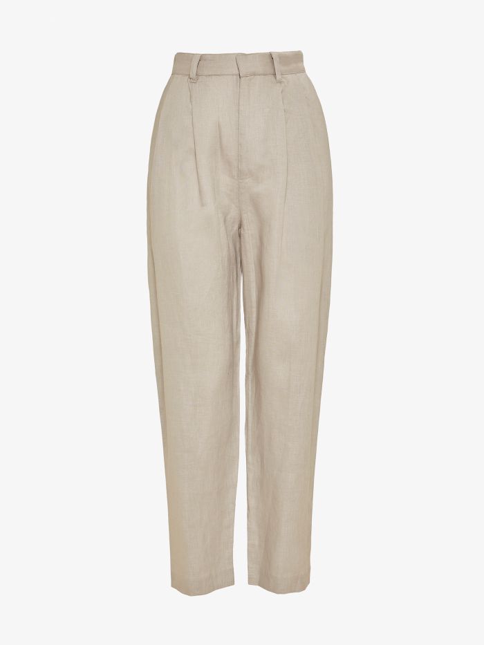 מכנסי פשתן ארוכים - בגדים