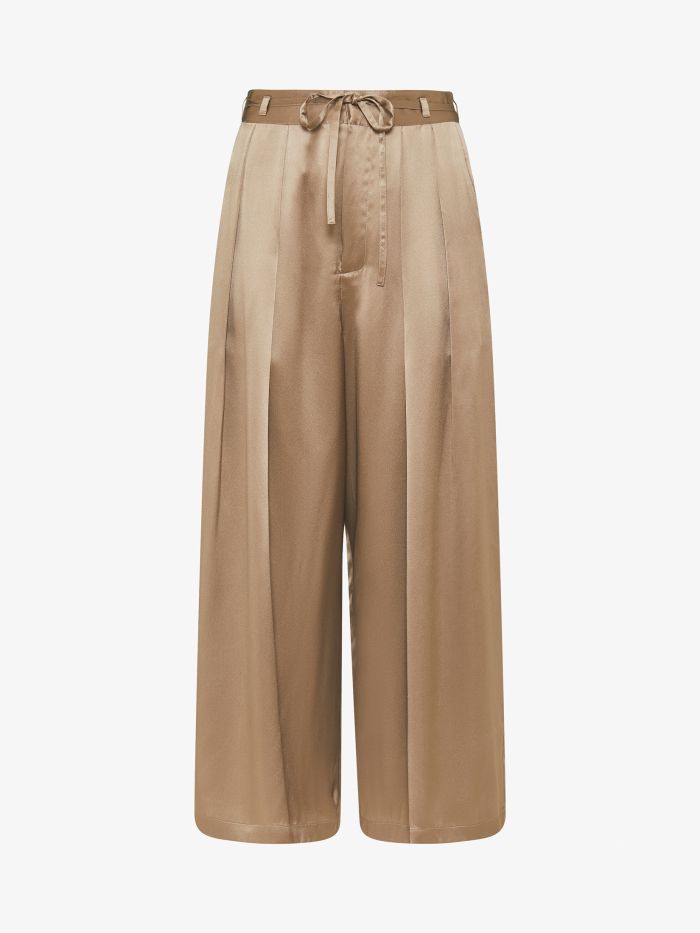 מכנסי משי בוהקים - בגדים