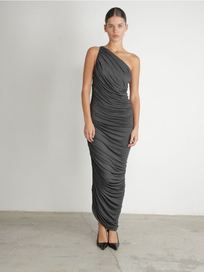 שמלת דיאנה מקסי א-סימטרית - בגדים