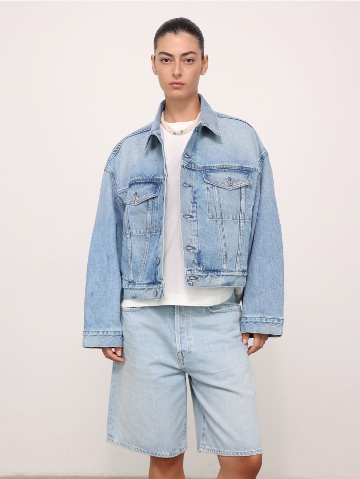 ג’קט ג’ינס אוברסייז - בגדים