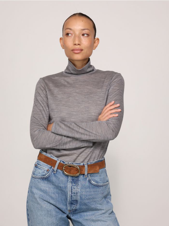 חולצת גולף אריג - בגדים