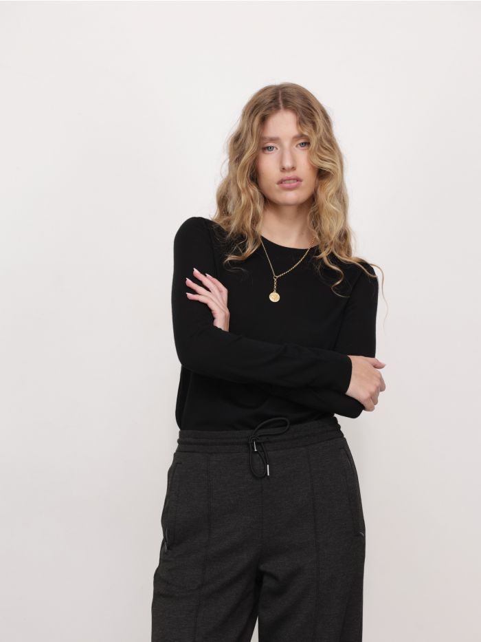 סריג צמר CREW - בגדים