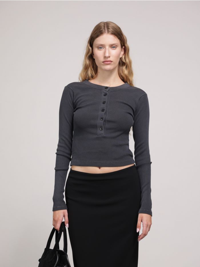 חולצת ריב HENLEY - בגדים