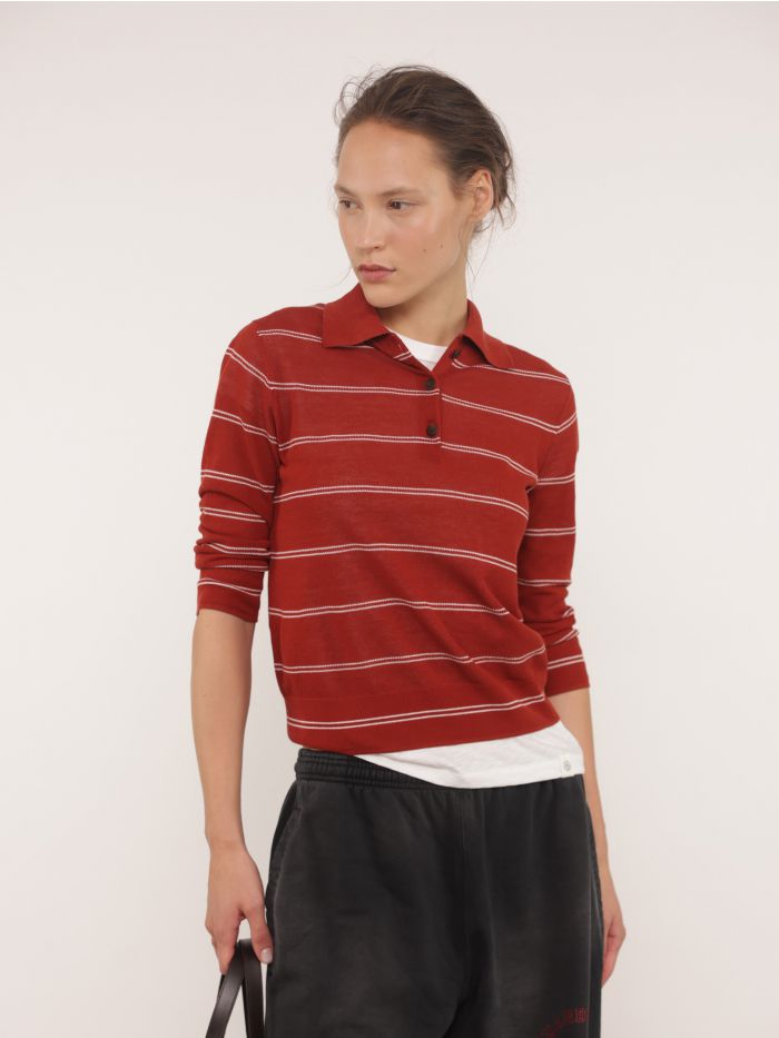 חולצת פולו פסים - בגדים