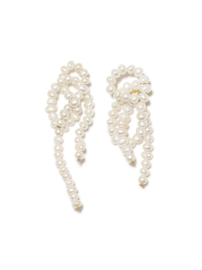 עגילי ציפוי זהב FLOW - אביזרים