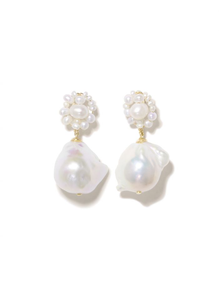 עגילי פנינים א-סימטריים - אביזרים