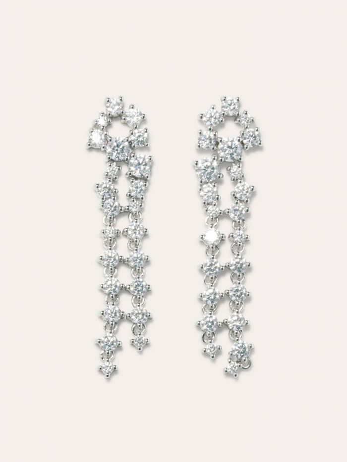 עגילי זרקוניה - אביזרים