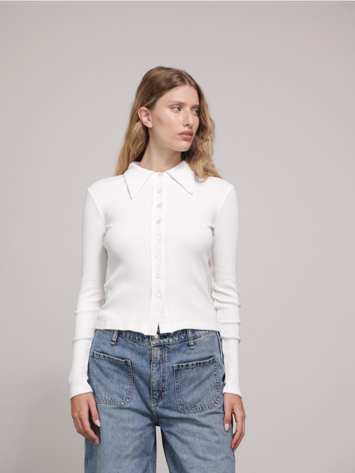 חולצת פולו מכופתרת - בגדים