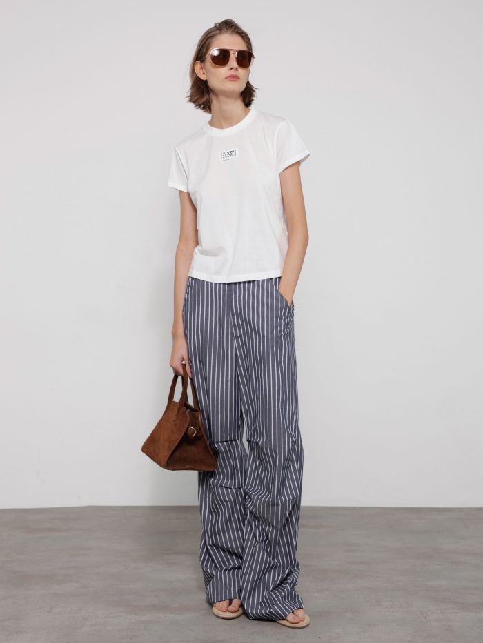 מכנסי בד POPLIN - בגדים