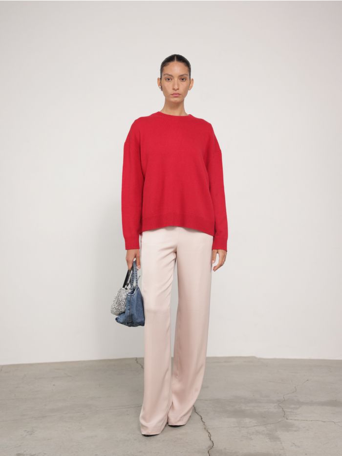 מכנסי משי ארוכים - בגדים