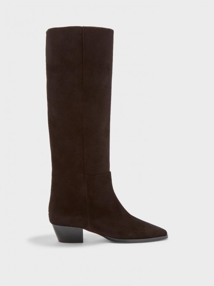 מגפוני ברך מעור - נעליים