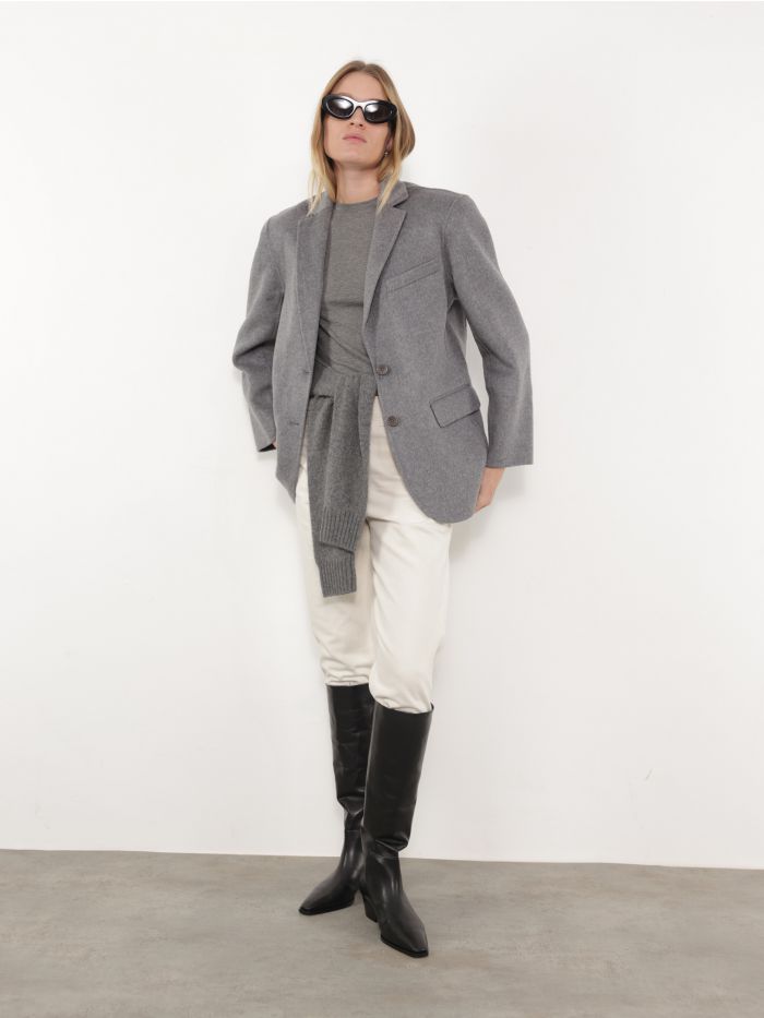 מכנסי ג’ינס 90S קרופ - בגדים