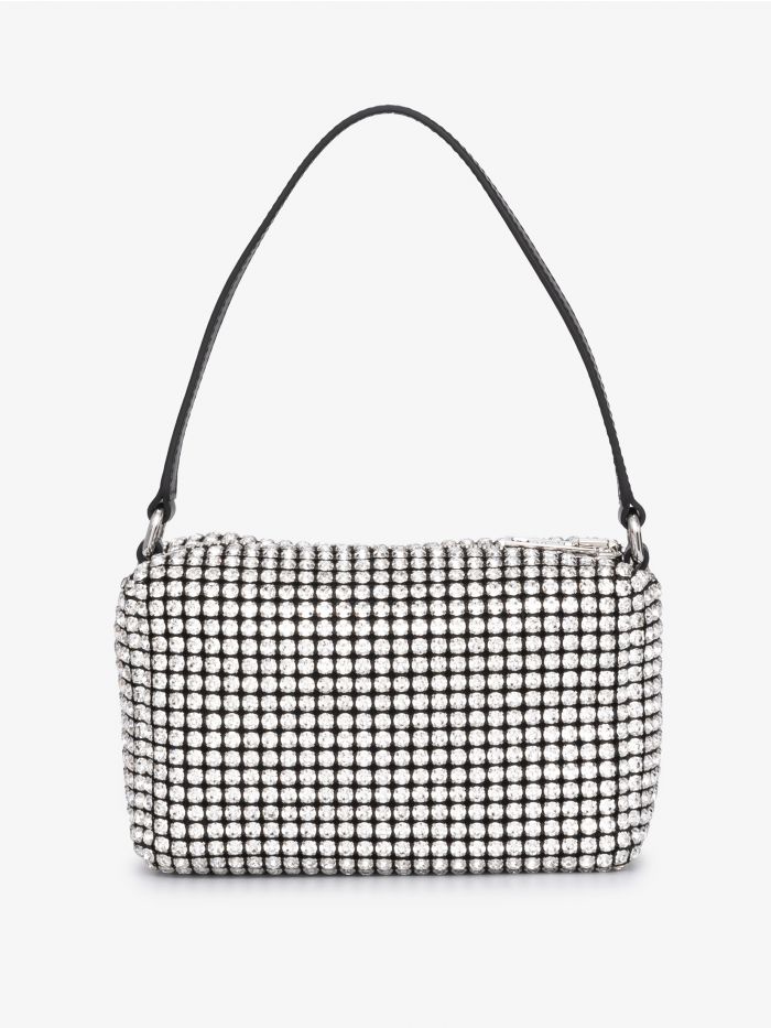 תיק מיני משובץ קריסטלים - תיקים