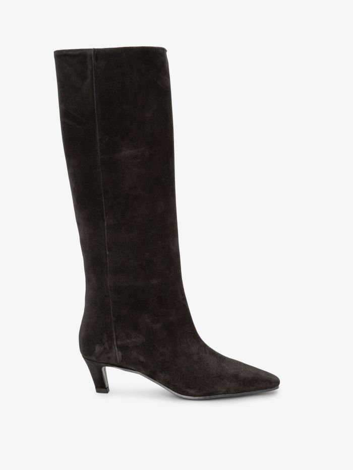 מגפי ברך מעור - נעליים