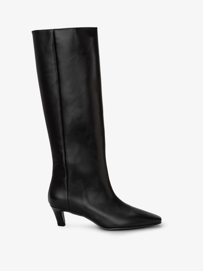 מגפי ברך מעור - נעליים