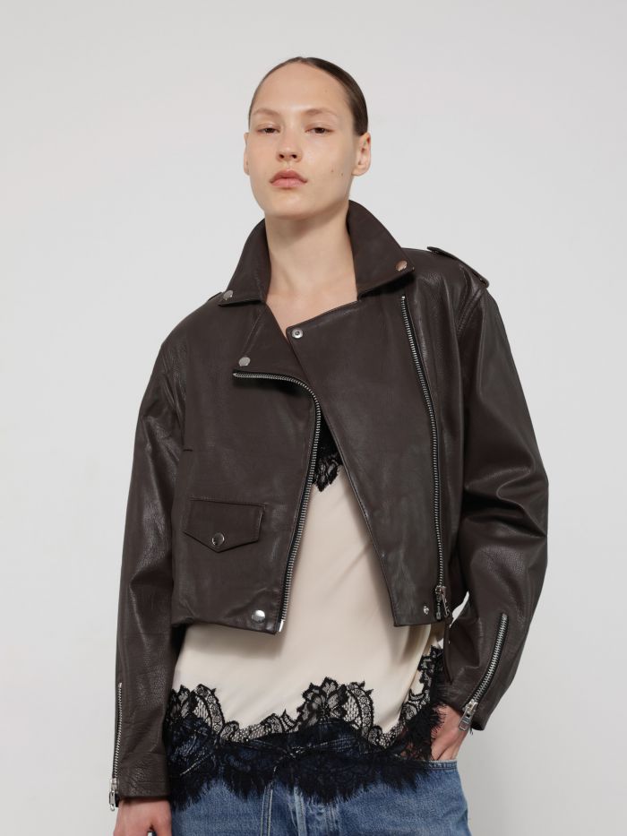 ג’קט עור אריאה - בגדים