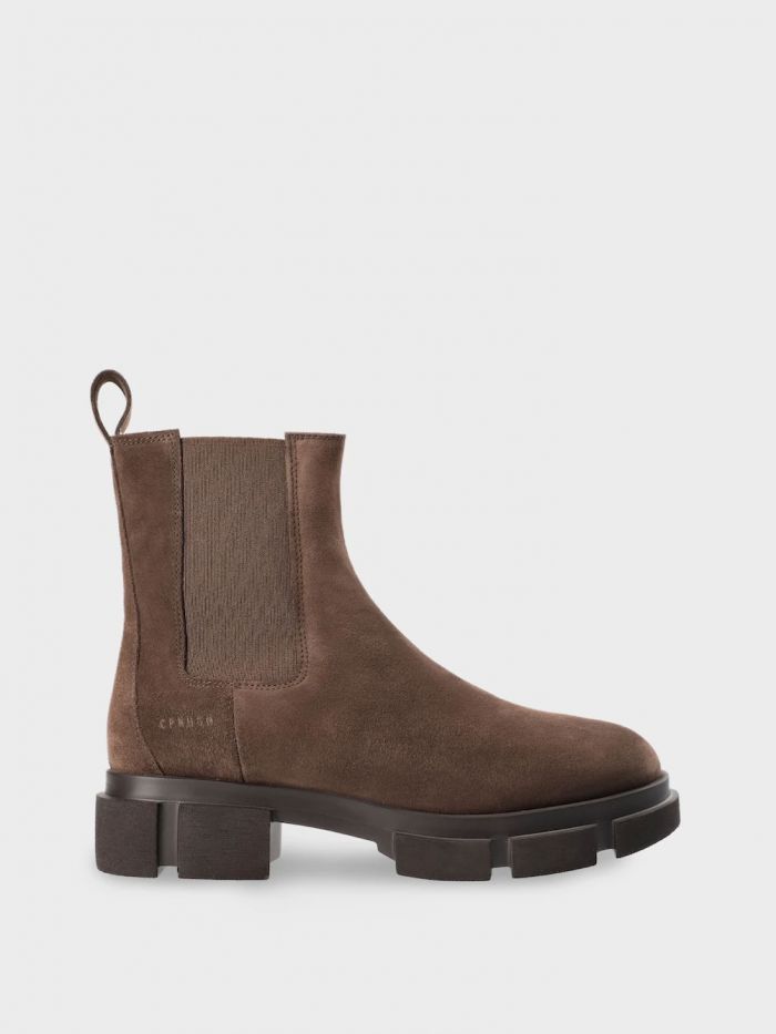 מגפוני עור סולית טרקטור - נעליים