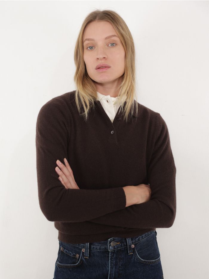 סריג פולו קשמיר - בגדים