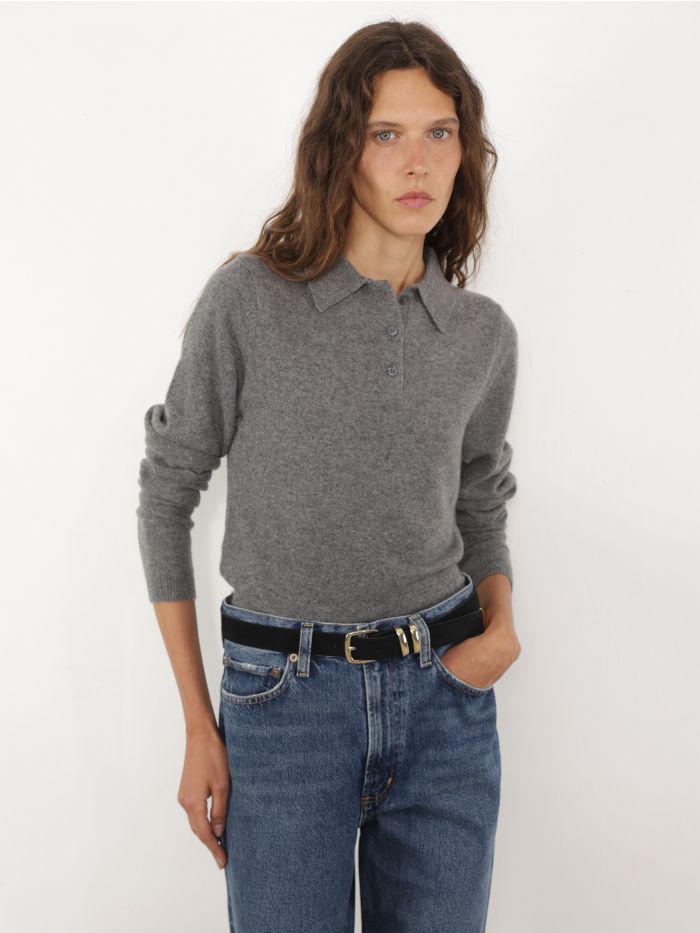 סריג פולו קשמיר - בגדים