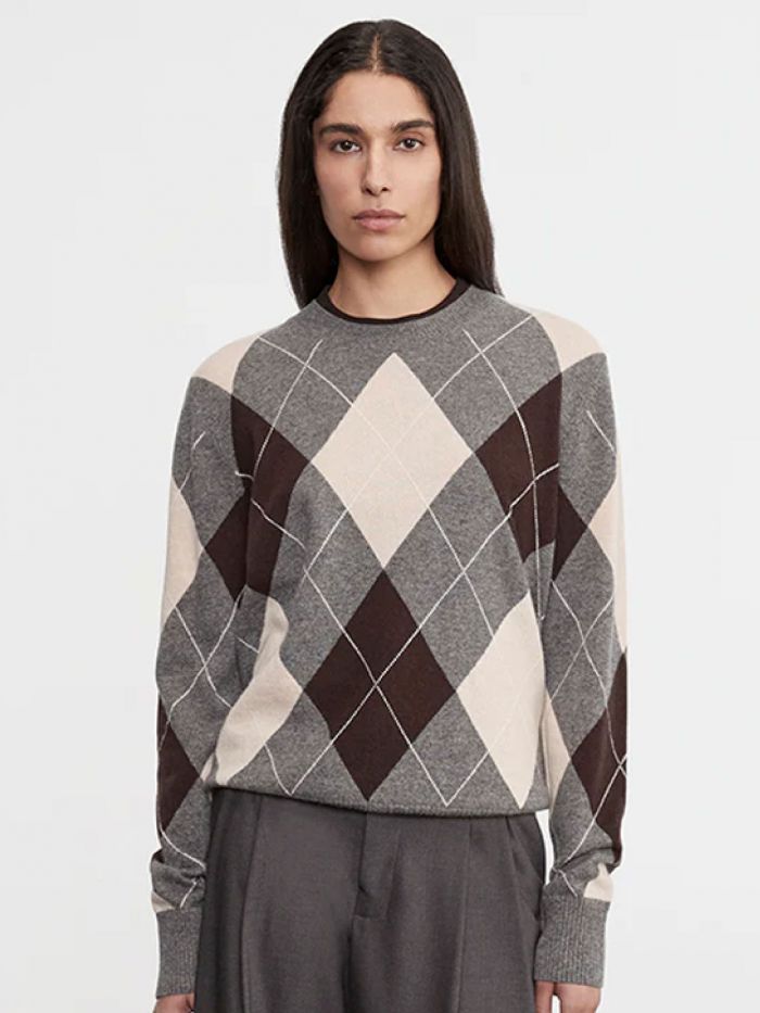 סריג קשמיר מעויינים - בגדים