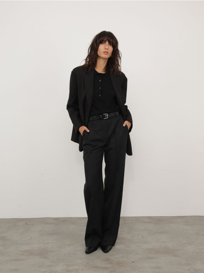 מכנסיים מחויטים LENORA - בגדים