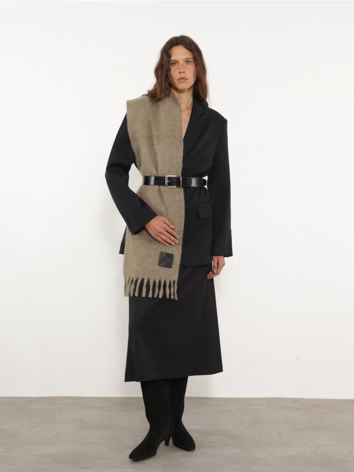 חצאית מידי מחוייטת - בגדים