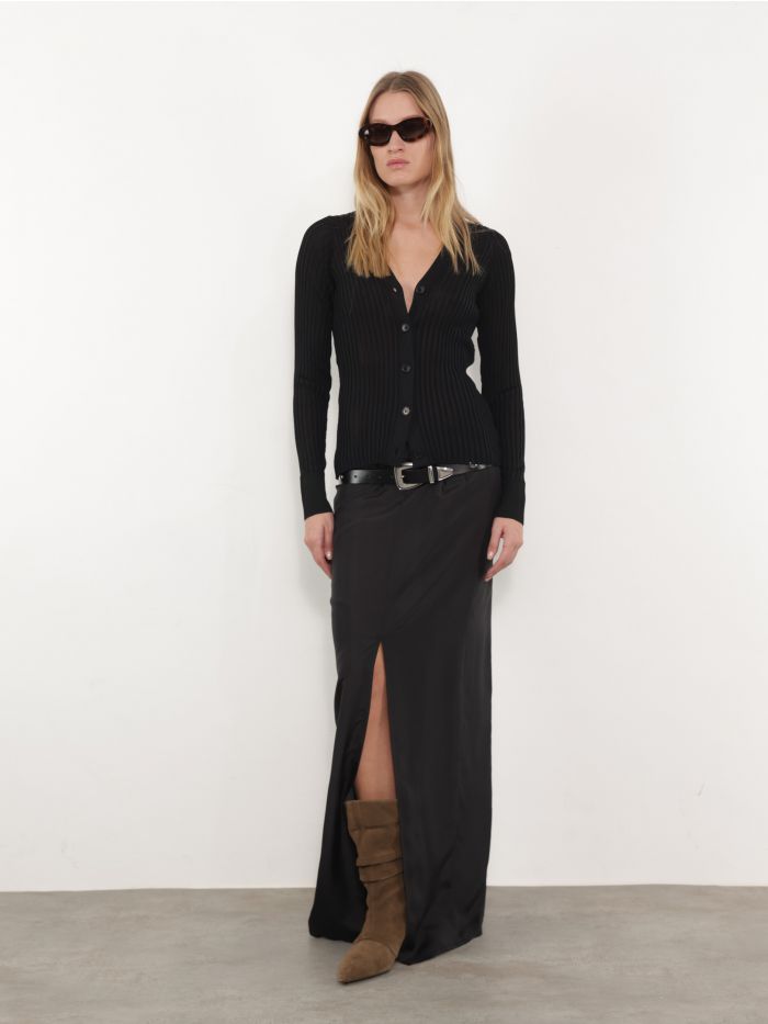 חצאית מידי ממשי - בגדים