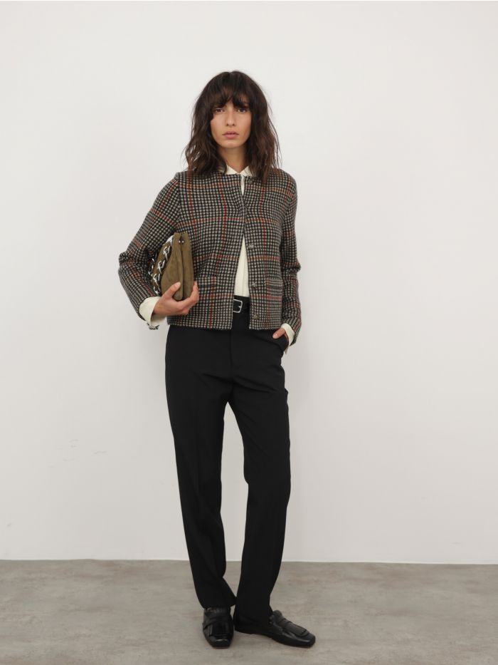 מכנסיים מחוייטים גזרה ישרה - בגדים