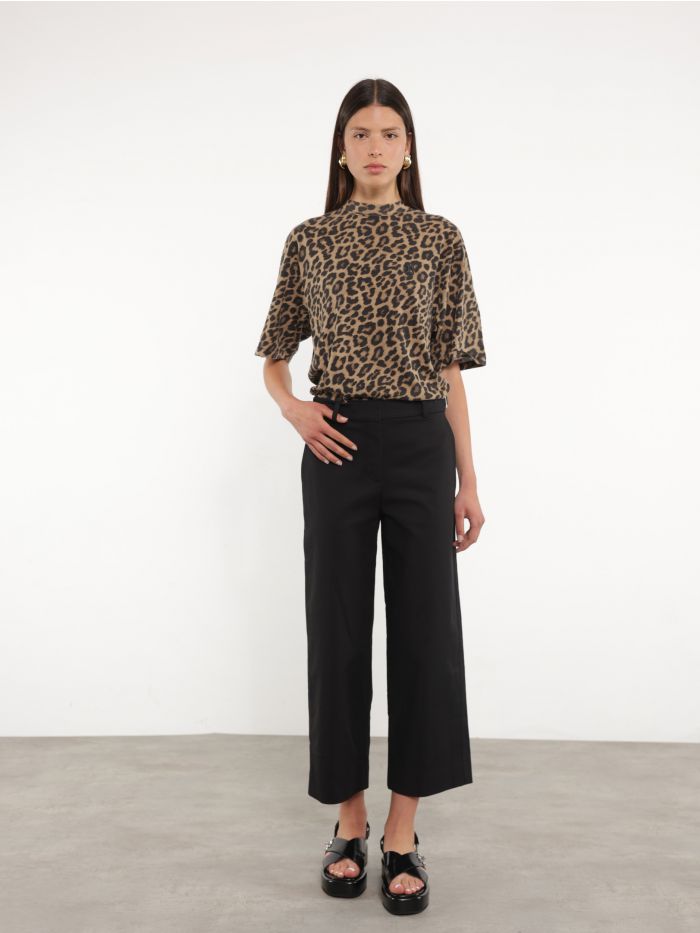 מכנסי בד מחויטים CALI - בגדים