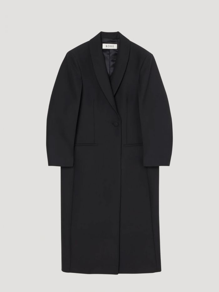 מעיל ארוך מחויט - בגדים